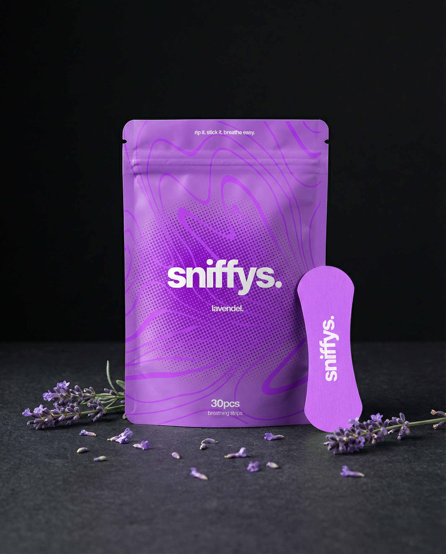 sniffys. Nasenstreifen – Cozy Lavendel
