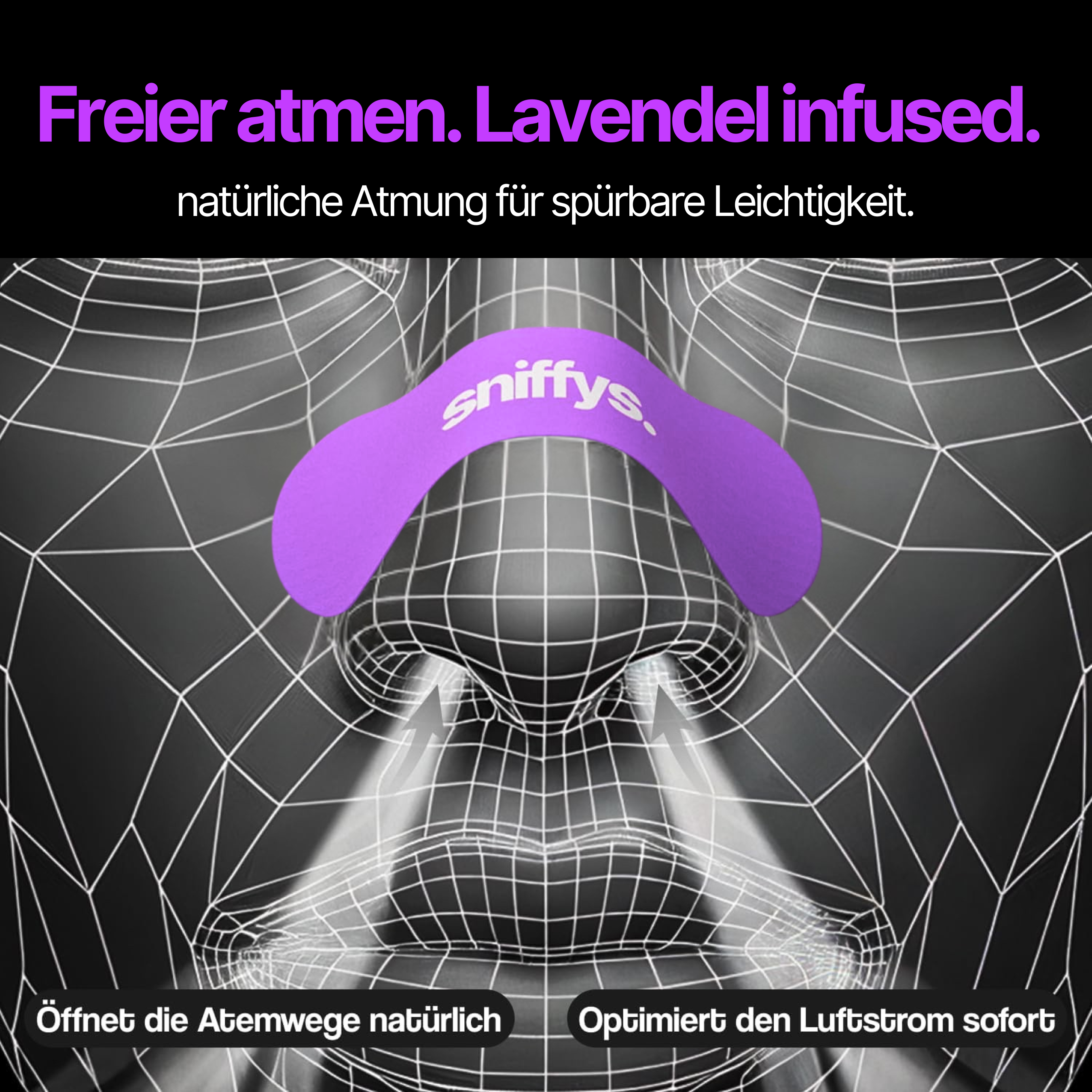 sniffys. Nasenstreifen – Cozy Lavendel