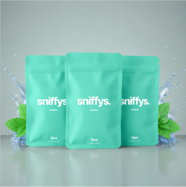 sniffys. x Mike Sommerfeld – Menthol Nasenstreifen 3x7