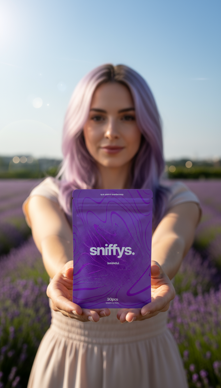 sniffys. Nasenstreifen – Cozy Lavendel