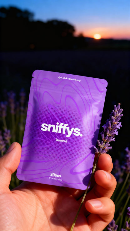 sniffys. Nasenstreifen – Cozy Lavendel