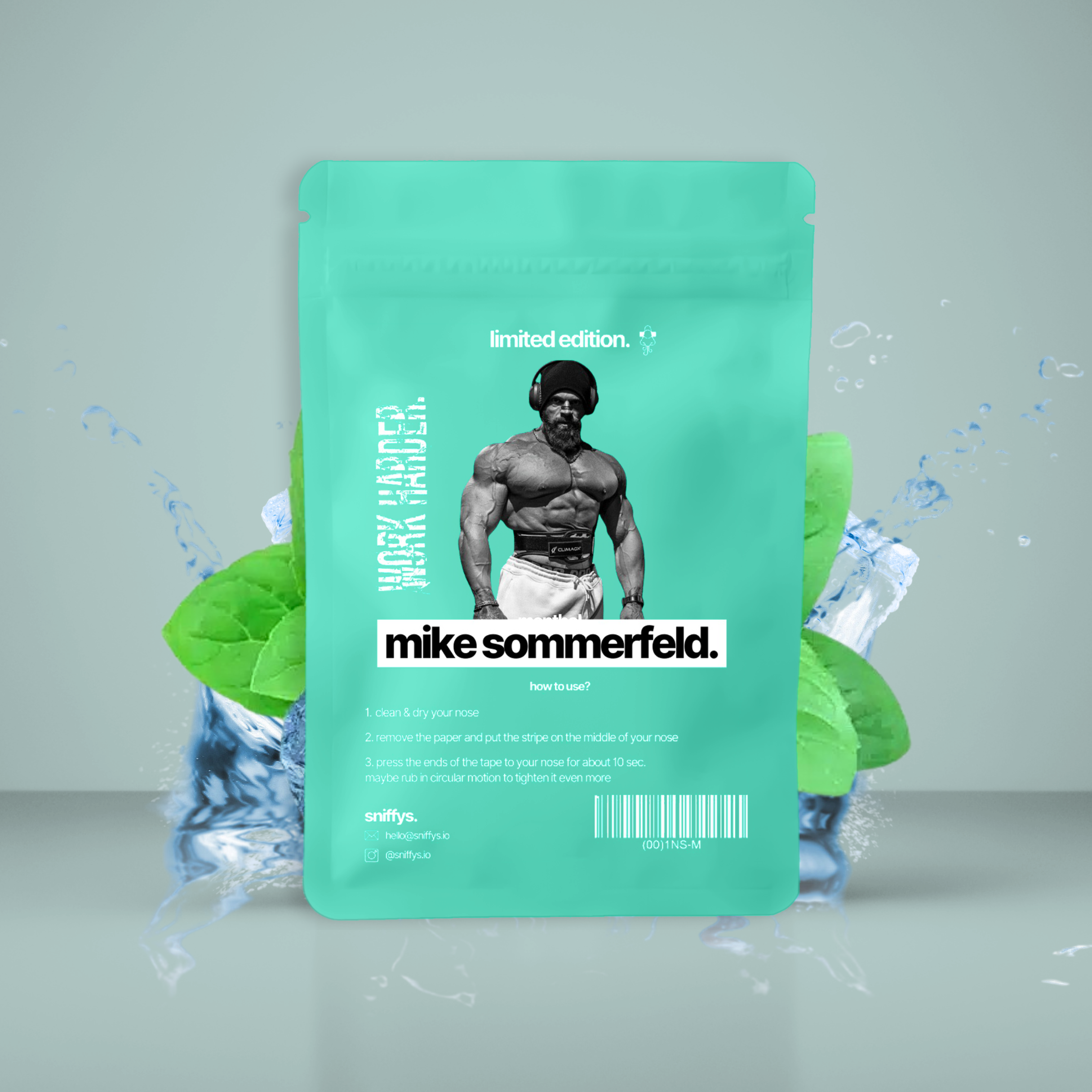 sniffys. x Mike Sommerfeld – Menthol Nasenstreifen