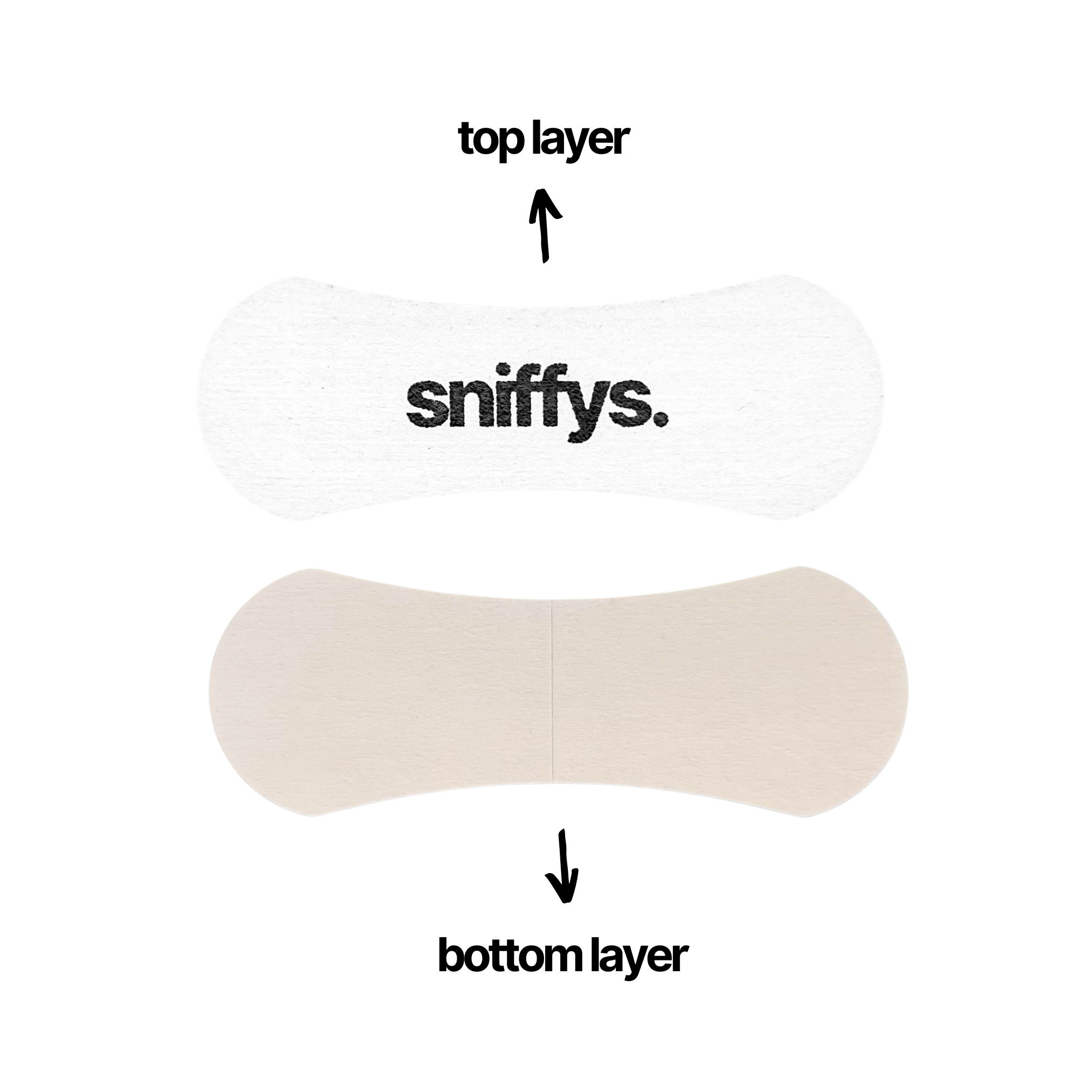 sniffys. Nasenstreifen – Weiß
