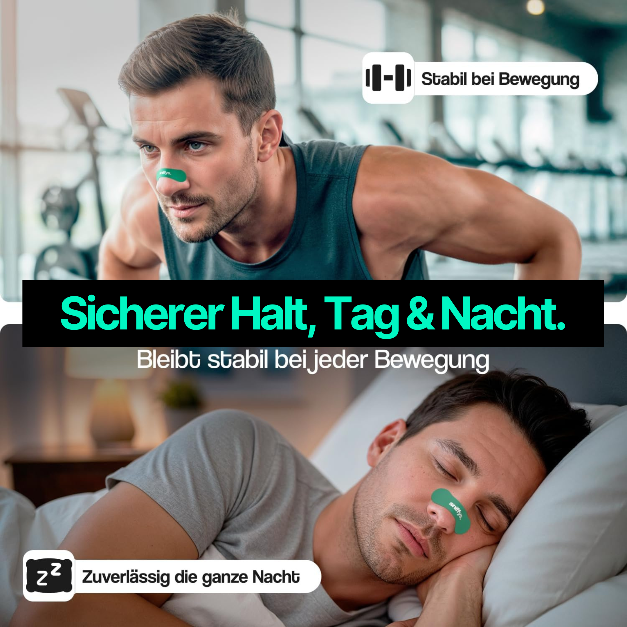 sniffys. Nasenstreifen – Frisches Menthol