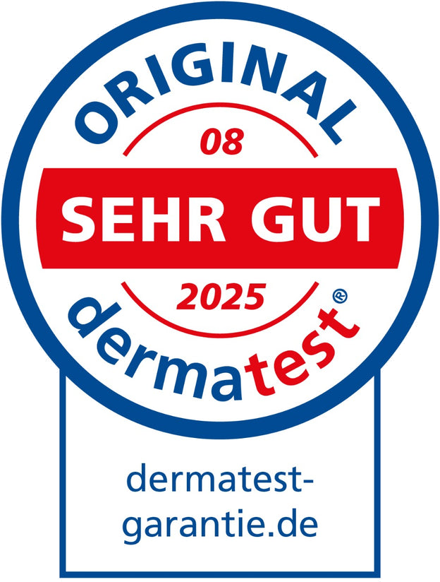 Dermatest-Siegel: Original, sehr gut, 2025